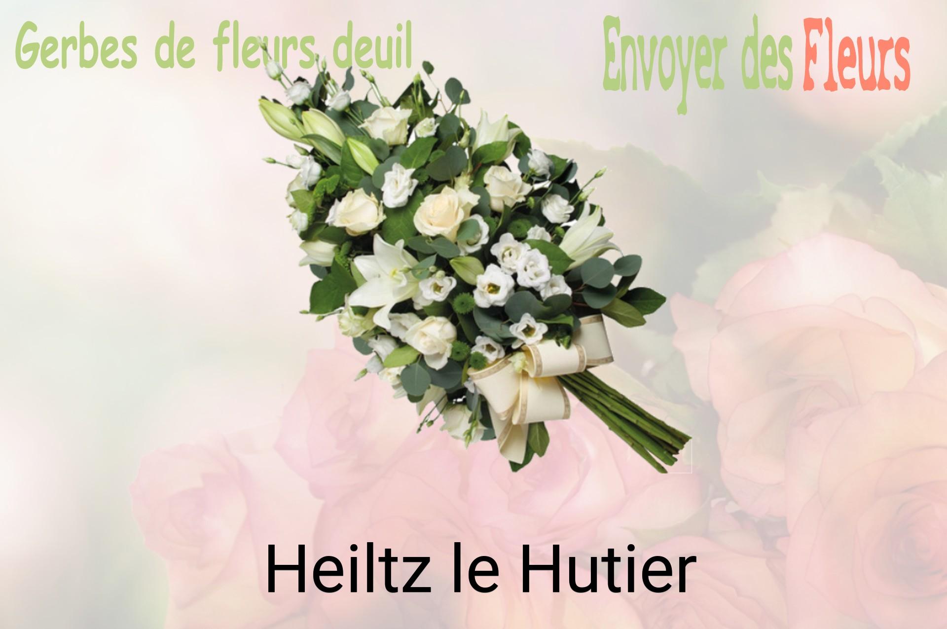 Gerbe de fleurs de deuil livrée à Heiltz-le-Hutier